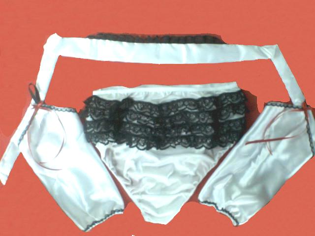 Med-Lg French Maid Uniform-Panties