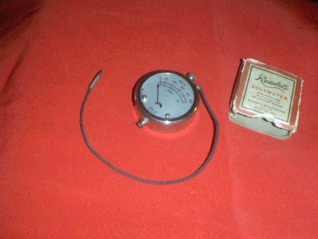 Edison ReadRite Voltmeter or gauge