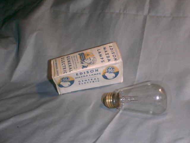 Edison Bulb or Mazda Lamp