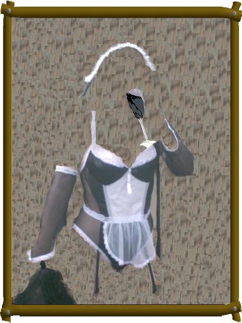 Frederick's French Maid Uniform Med