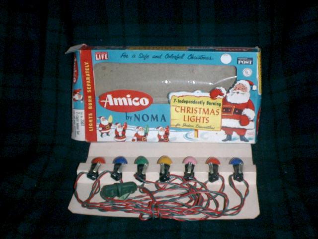 Old Amico Noma Christmas lights MIB