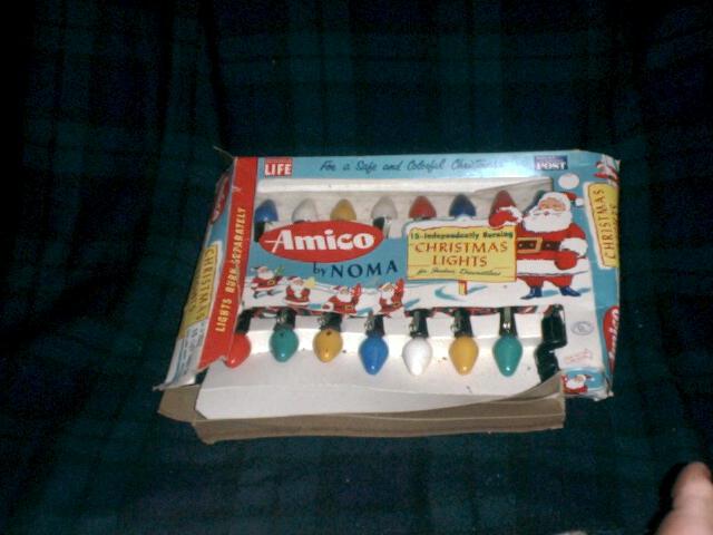 Old Amico Noma Christmas lights MIB