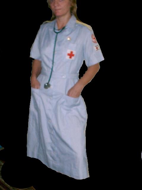 Red Cross Uniform Adult Large